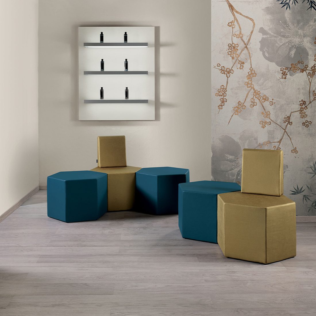 Pouf Hex Schienale - vista alternativa